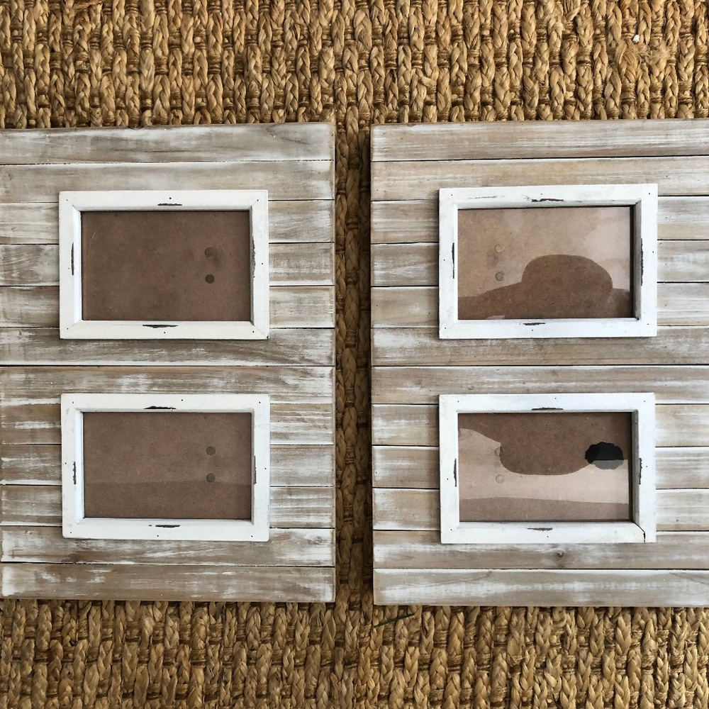 Coastal Double Photo Frames